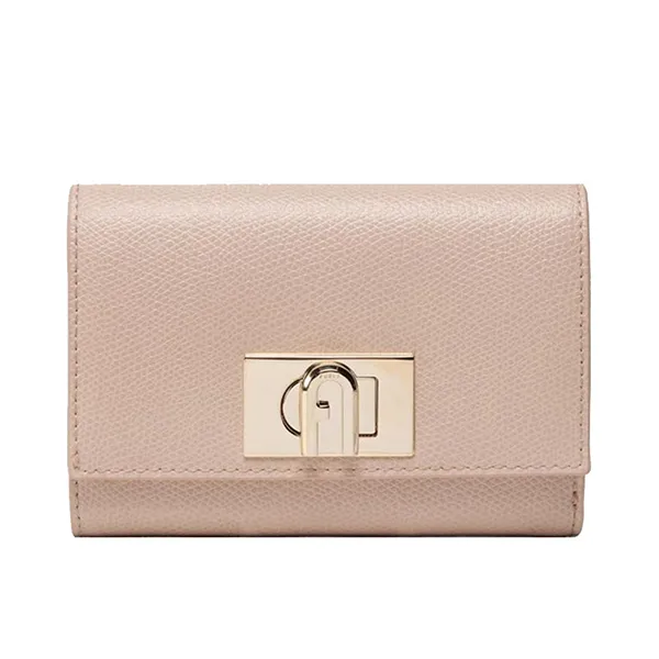 Ví Nữ Furla 1927 M Compact Wallet Ballerina Màu Hồng Nhạt