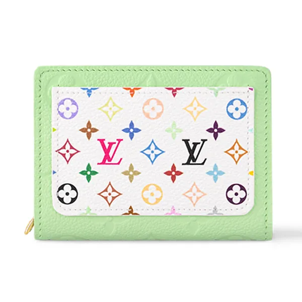 Ví Nữ Louis Vuitton LV × TM Portefeuille Claire M13619 Màu Xanh Trắng - Túi xách - Vua Hàng Hiệu