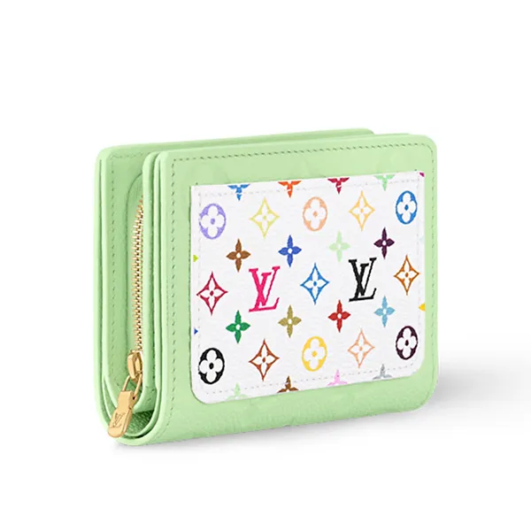 Ví Nữ Louis Vuitton LV × TM Portefeuille Claire M13619 Màu Xanh Trắng - Túi xách - Vua Hàng Hiệu