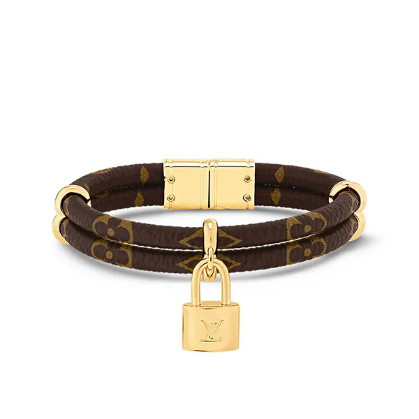 Vòng Đeo Tay Nữ Louis Vuitton LV Keep It Twice M8109E Màu Nâu Size 19