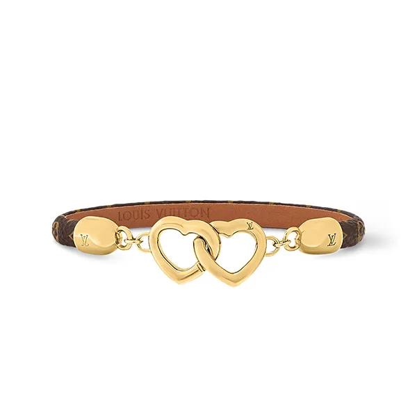 Vòng Đeo Tay Nữ Louis Vuitton LV Say Yes M6758F Màu Nâu Vàng - Trang sức - Vua Hàng Hiệu