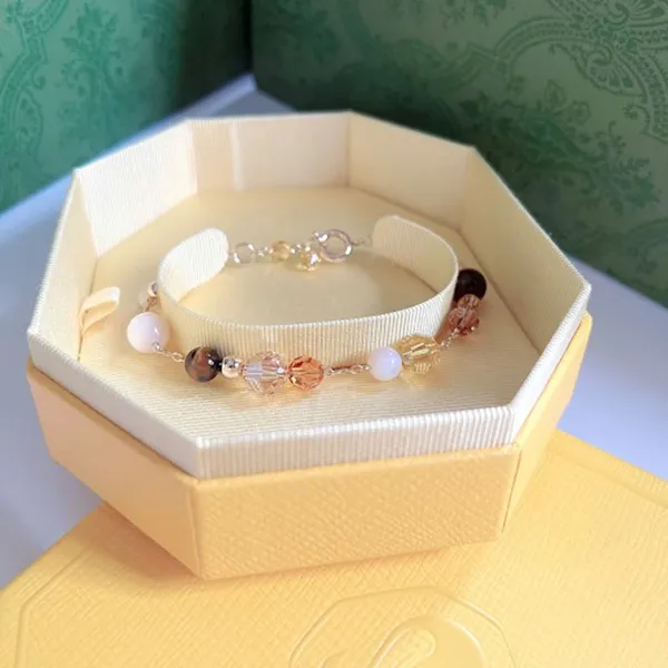 Vòng Đeo Tay Nữ Swarovski Somnia Bracelet Multicolored, Gold-Tone Plated 5618298 Màu Vàng