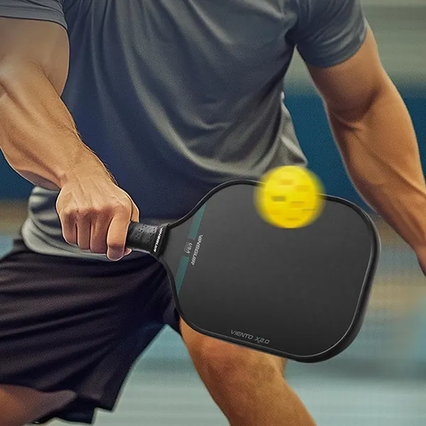 ‎Vợt Pickleball Vinsguir Viento X2.0 16mm-CAS-High Grit & Spin Màu Đen - Pickleball - Vua Hàng Hiệu