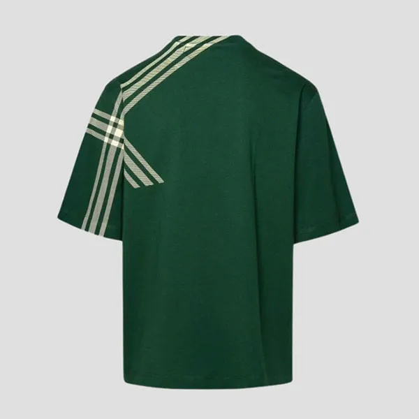 Áo Phông Nam Burberry Green Plaid Cotton Straight Hem 8082052 Tshirt Màu Xanh Green Size XS - Thời trang - Vua Hàng Hiệu