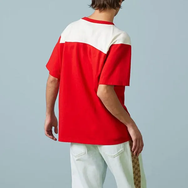 Áo Phông Gucci Jersey T-Shirt With 756708 XJFWL Màu Đỏ Size XS
