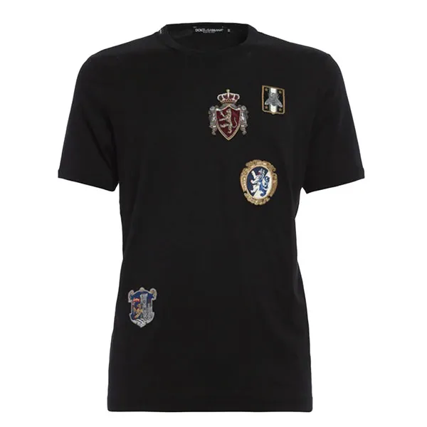 Áo Phông Nam Dolce & Gabbana D&G Heraldic Sicily Tshirt Màu Đen - Thời trang - Vua Hàng Hiệu