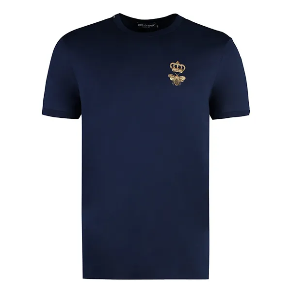 Áo Phông Nam Dolce & Gabbana D&G T-Shirt G8PV1Z Màu Xanh Navy - Thời trang - Vua Hàng Hiệu