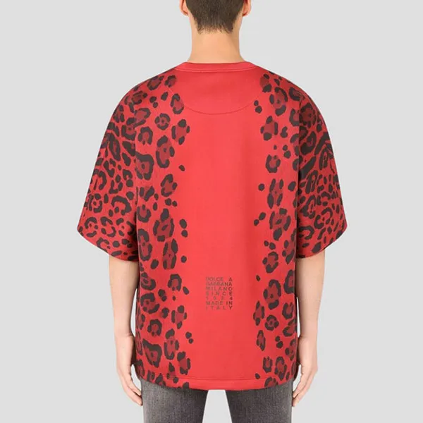Áo Phông Nam Dolce & Gabbana D&G Tshirt G8QO0T G717F S9000 Màu Đỏ Size S