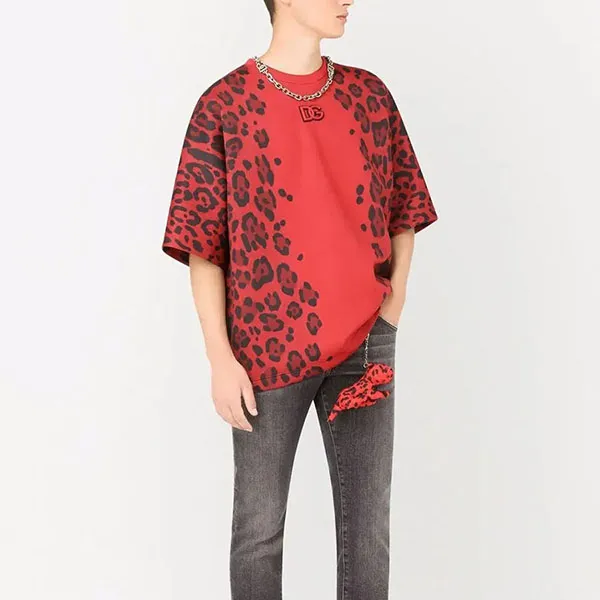 Áo Phông Nam Dolce & Gabbana D&G Tshirt G8QO0T G717F S9000 Màu Đỏ Size S