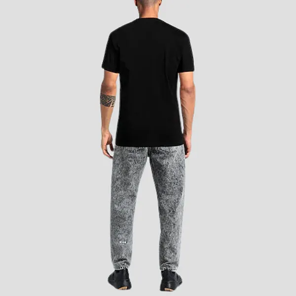Áo Phông Nam Dsquared2 Black With Logo Surfer Print S71GD1248 S23009 900 Tshrit Màu Đen Size S - Thời trang - Vua Hàng Hiệu