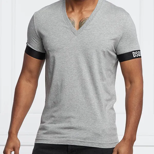 Áo Phông Nam Dsquared2 Tshirt Regular Fit D9M913620 Grey Màu Xám Size S - Thời trang - Vua Hàng Hiệu