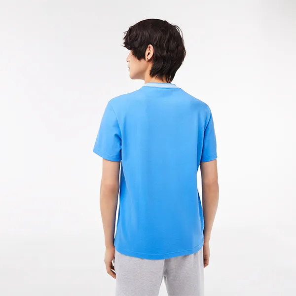 Áo Phông Nam Lacoste Regular Fit Stretch Piqué Tshirt TH7282 TIU Màu Xanh Dương Size 3 - Thời trang - Vua Hàng Hiệu