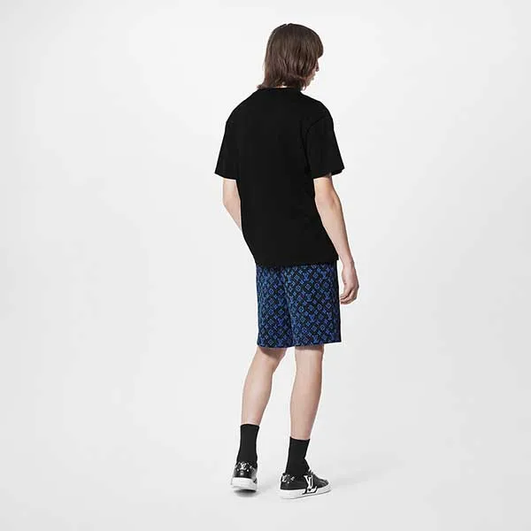 Áo Phông Nam Louis Vuitton LV Signature Short-Sleeved 1AATXF Tshirt Màu Đen Size XS - Thời trang - Vua Hàng Hiệu