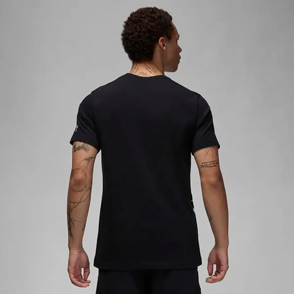 Áo Phông Nam Nike Jordan Brand Big Logo FN6025-010 Tshirt Màu Đen Size M - Thời trang - Vua Hàng Hiệu