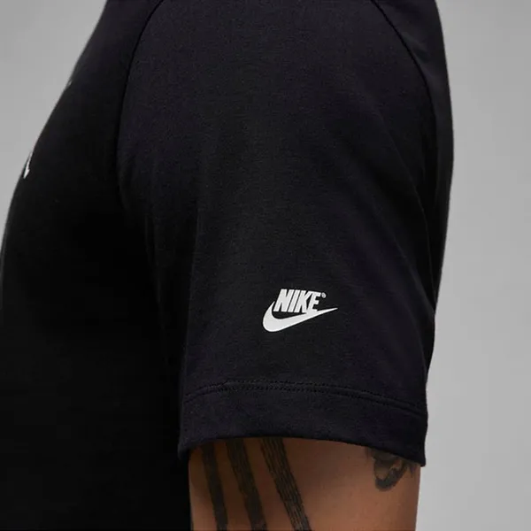 Áo Phông Nam Nike Jordan Brand Big Logo FN6025-010 Tshirt Màu Đen Size M - Thời trang - Vua Hàng Hiệu