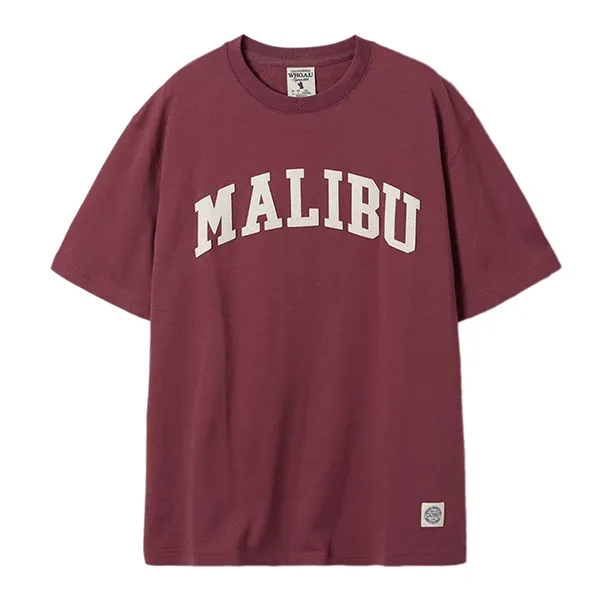 Áo Phông WHOAU California Patch (U) WHRAF2422U Tshirt Màu Đỏ