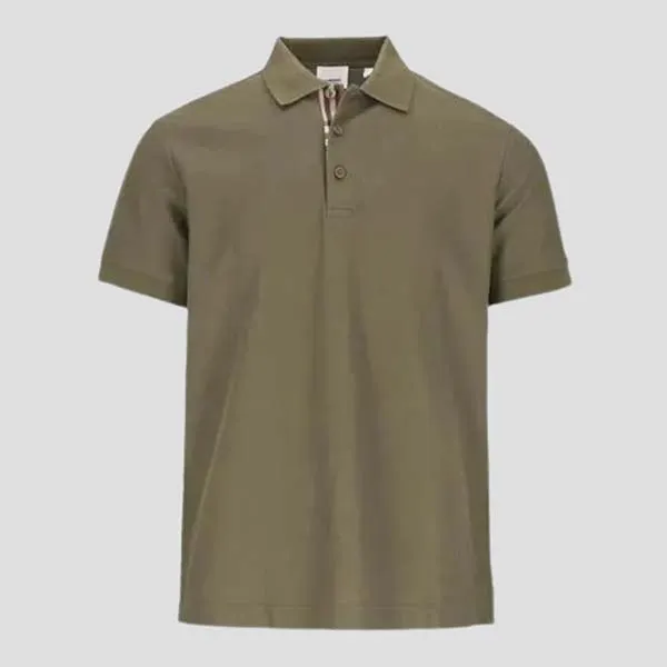 Áo Polo Nam Burberry Dark Green HARTFORD With Equestrian Knight Embroidered 8084897 Màu Xanh Rêu Size XS - Thời trang - Vua Hàng Hiệu