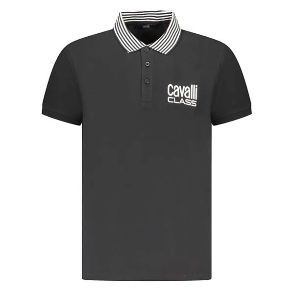 Áo Polo Nam Cavalli Class TXT64EKB002_NE05051 Màu Đen Size L - Thời trang - Vua Hàng Hiệu