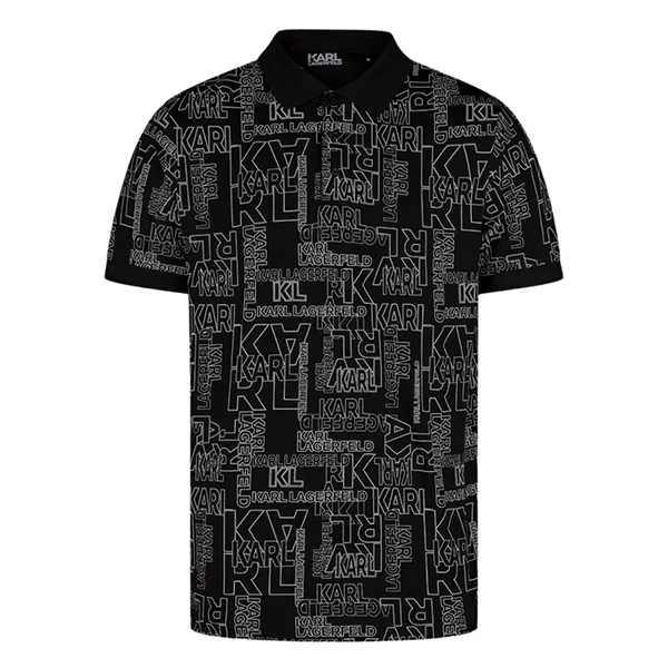 Áo Polo Nam Karl Lagerfeld Polo Shirt Màu Đen Size M - Thời trang - Vua Hàng Hiệu
