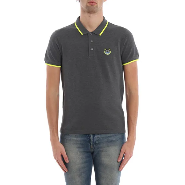 Áo Polo Nam Kenzo K Fit Tiger Crest Deep Grey Cotton Shirt Màu Xám Size XS - Thời trang - Vua Hàng Hiệu