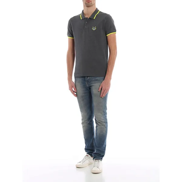 Áo Polo Nam Kenzo K Fit Tiger Crest Deep Grey Cotton Shirt Màu Xám Size XS - Thời trang - Vua Hàng Hiệu