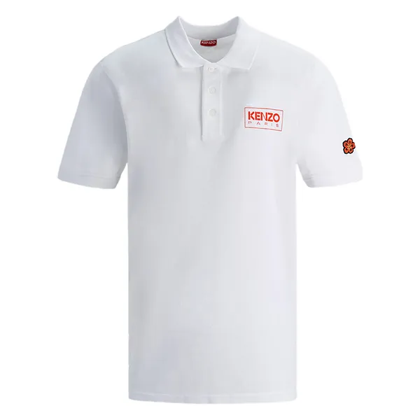 Áo Polo Nam Kenzo Paris Classic FC65PO0034PU 01 Màu Trắng Size M - Thời trang - Vua Hàng Hiệu