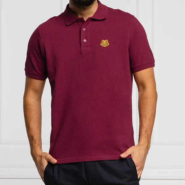 Áo Polo Nam Kenzo Regular Fit Pique KE205M000040025000L Màu Đỏ Đô Size XS - Thời trang - Vua Hàng Hiệu