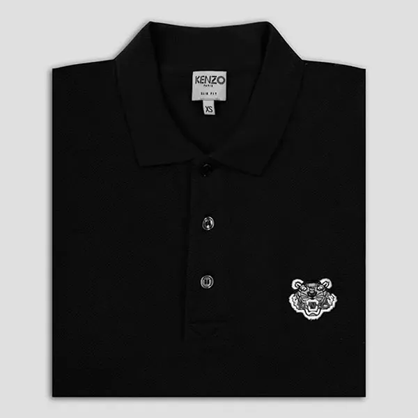 Áo Polo Nam Kenzo Tiger Embroidered Logo F755PO0014BA Màu Đen Size XS - Thời trang - Vua Hàng Hiệu