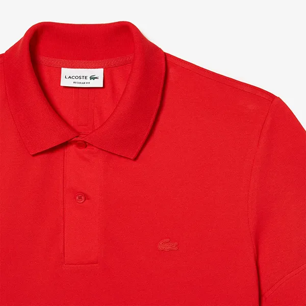 Áo Polo Nam Lacoste Breathable Cotton Pique Shirt PH8361 S5H Màu Đỏ Size 5 - Thời trang - Vua Hàng Hiệu