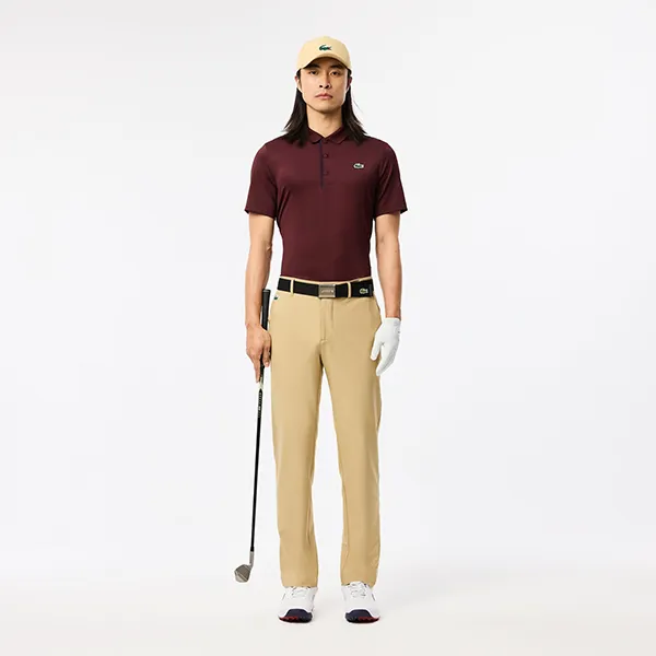 Áo Polo Nam Lacoste Golf Straight Fit Polo Shirt DH2583 IE2 Màu Đỏ Mận Size 3 - Thời trang - Vua Hàng Hiệu