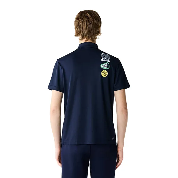 Áo Polo Nam Lacoste Men's Miami Open Edition Ultra-Dry Piqué DH7759 Màu Xanh Navy Size 5