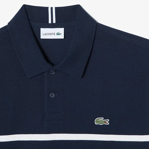 Áo Polo Nam Lacoste Regular Fit PH3105 HDE Màu Xanh Navy Size 3 - Thời trang - Vua Hàng Hiệu
