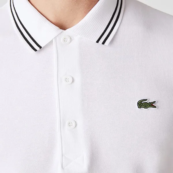 Áo Polo Nam Lacoste Men's Regular Fit Shirt YH1482-AU8 Màu Trắng Size 2 - Thời trang - Vua Hàng Hiệu
