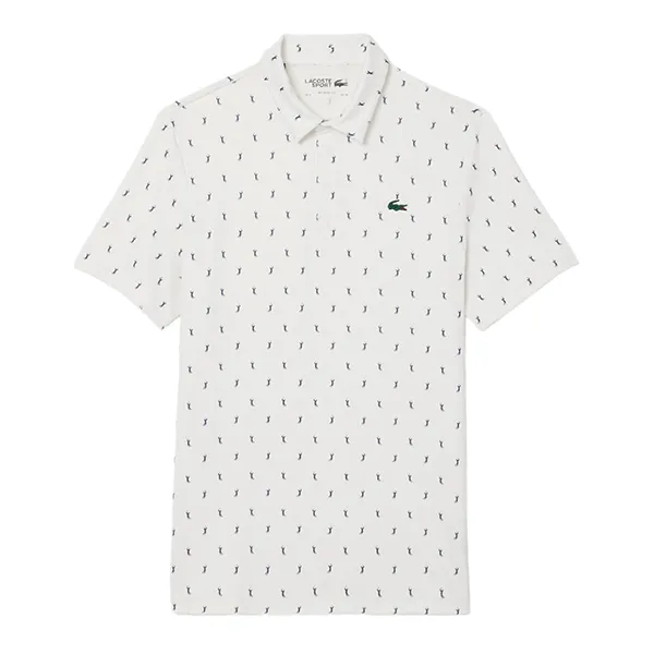 Áo Polo Nam Lacoste Regular Fit UV Protect Golf Polo Shirt DH5175 00 U8Z Màu Trắng Size 3