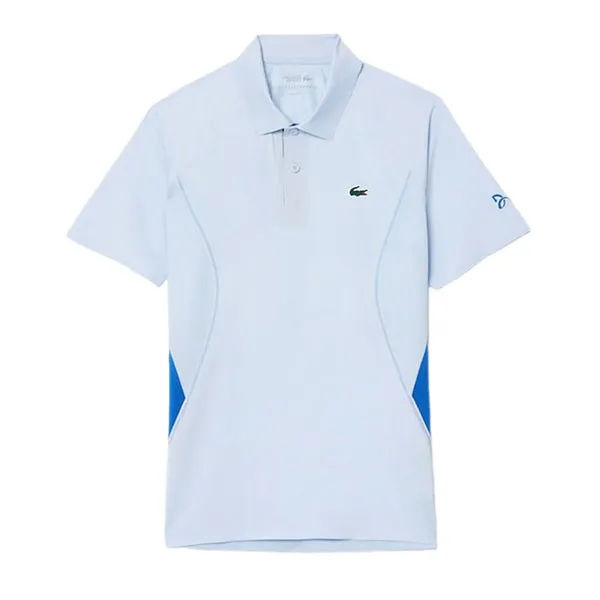 Áo Polo Nam Lacoste Tennis x Novak Djokovic DH7311 54G J2G Màu Xanh Blue Size 4 - Thời trang - Vua Hàng Hiệu
