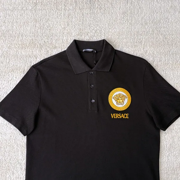 Áo Polo Nam Versace In Black 1011851 1A12074 2B130 Màu Đen Size S - Thời trang - Vua Hàng Hiệu