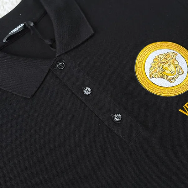 Áo Polo Nam Versace In Black 1011851 1A12074 2B130 Màu Đen Size S - Thời trang - Vua Hàng Hiệu