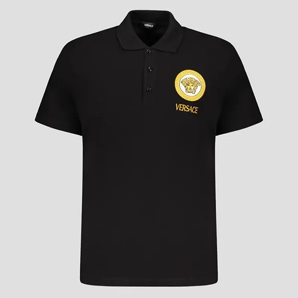Áo Polo Nam Versace In Black 1011851 1A12074 2B130 Màu Đen Size S - Thời trang - Vua Hàng Hiệu