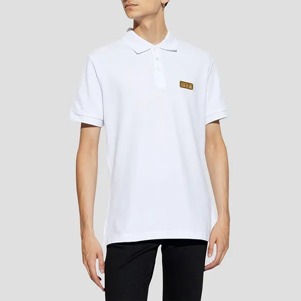 Áo Polo Nam Versace Jeans Couture Heren In White 77GAGT08 CJ01T 003 Màu Trắng Size XS - Thời trang - Vua Hàng Hiệu