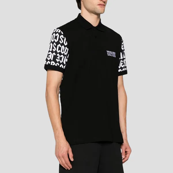 Áo Polo Nam Versace Jeans Couture In Black Short Sleeve 77GAG6R1 JS389 L01 Màu Đen Size XS - Thời trang - Vua Hàng Hiệu
