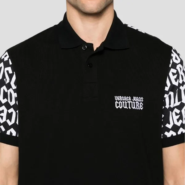 Áo Polo Nam Versace Jeans Couture In Black Short Sleeve 77GAG6R1 JS389 L01 Màu Đen Size XS - Thời trang - Vua Hàng Hiệu