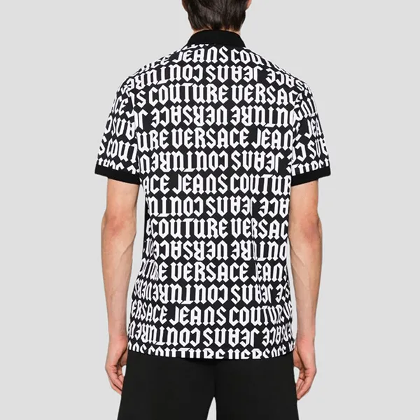 Áo Polo Nam Versace Jeans Couture In Black Short Sleeve 77GAG6R1 JS389 L01 Màu Đen Size XS - Thời trang - Vua Hàng Hiệu
