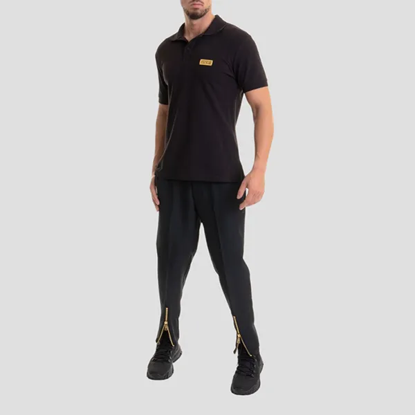 Áo Polo Nam Versace Jeans Couture With Metallic Logo In Black 77GAGT08 CJ01T 899 Màu Đen Size M - Thời trang - Vua Hàng Hiệu