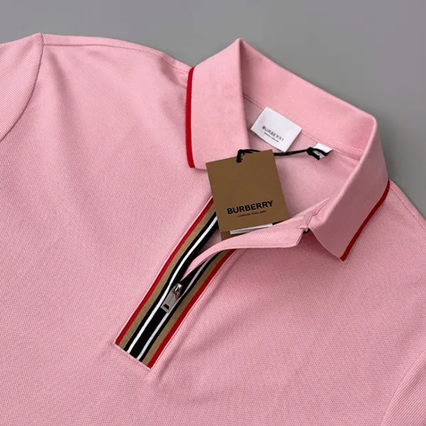 Áo Polo Nữ Burberry Hazelton Stripe In Pink 8084427 B6281 Màu Hồng Size S - Thời trang - Vua Hàng Hiệu