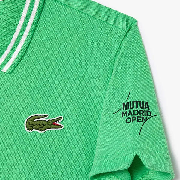 Áo Polo Nữ Lacoste Slim Fit Mutua Madrid Open Edition Tennis PF5105 OP WFT Màu Xanh Lá Size 38 - Thời trang - Vua Hàng Hiệu