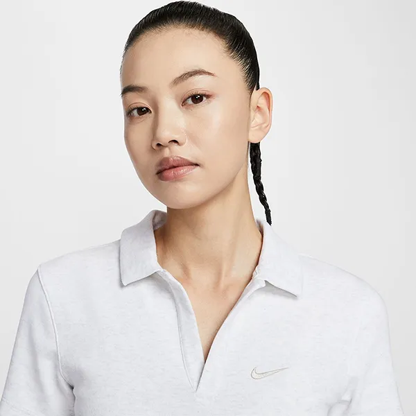 Áo Polo Nữ Nike Sportswear Essential Short Sleeve Polo Top DV7885-051 Màu Trắng Size S - Thời trang - Vua Hàng Hiệu