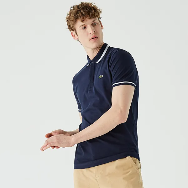 Áo Polo Unisex Lacoste Regular Fit Polo Shirt PH0236 36L Màu Xanh Navy Size 2