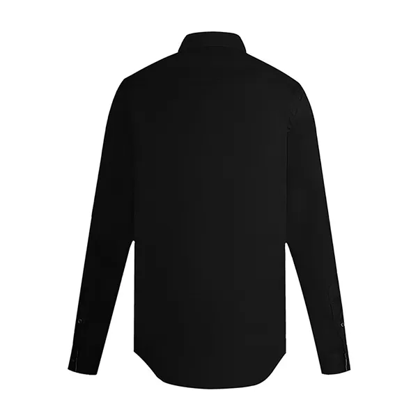 Áo Sơ Mi Nam Burberry Logo Embroidered Black 8036291 Màu Đen Size M - Thời trang - Vua Hàng Hiệu