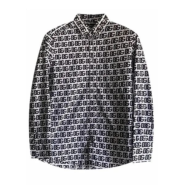 Áo Sơ Mi Dolce & Gabbana D&G Dress Shirt Màu Đen Trắng Size 38