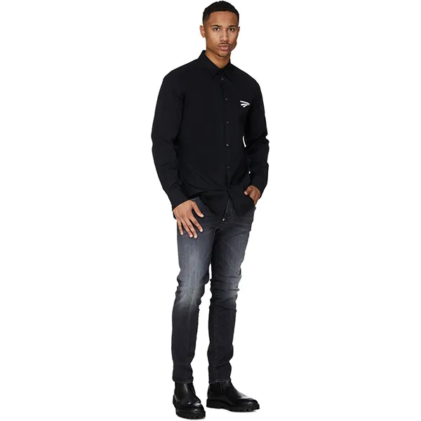 Áo Sơ Mi Nam Dsquared2 Relax Dan Shirt S74DM0439 Màu Đen Size 48 - Thời trang - Vua Hàng Hiệu